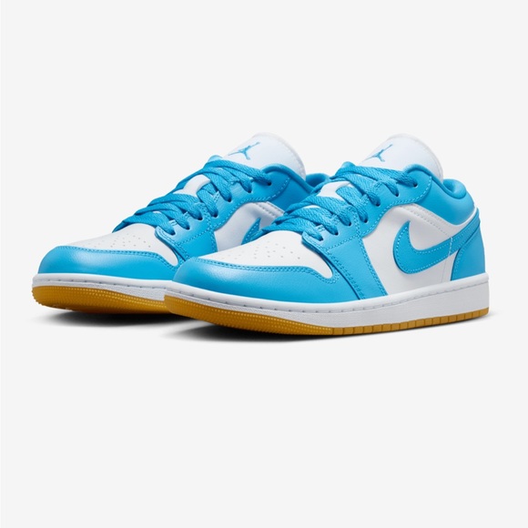 Jordan Retro 1 White/Dark Powder Blue/Brown Women’s size 9 NEW!!! - Picture 6 of 8